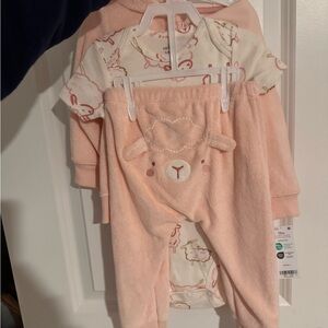 Carter's Pink Lamb 3-Piece Baby Matching Set